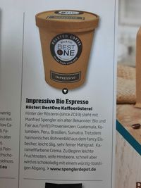 BestOne Bio und Fairtrade Espresso Impressivo