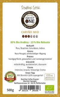 BestOne Carina Mio Kaffee Bio & Fairtrade